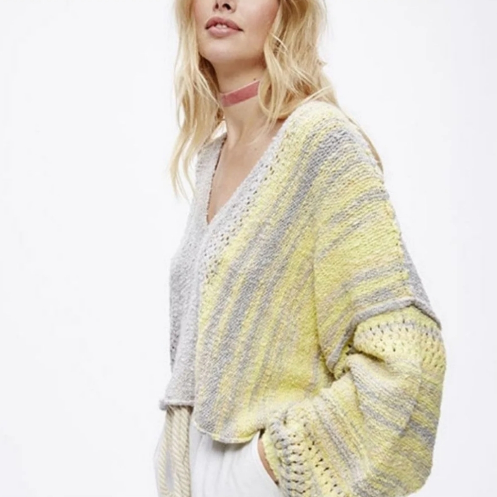 *SOLD* Free People Amethyst Sweater - Picture 2 of 8